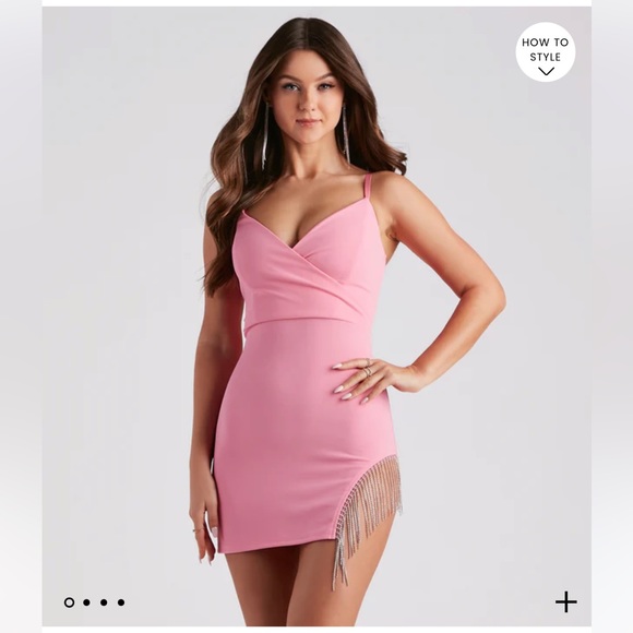 Pink Mini Dress - Picture 1 of 4